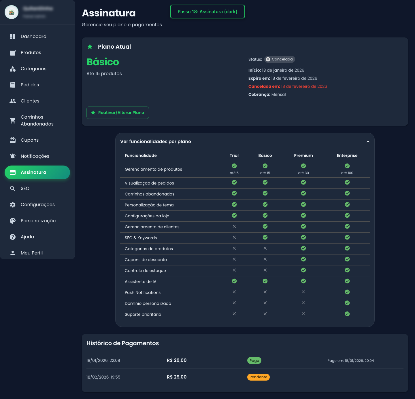 Assinatura (visão geral)