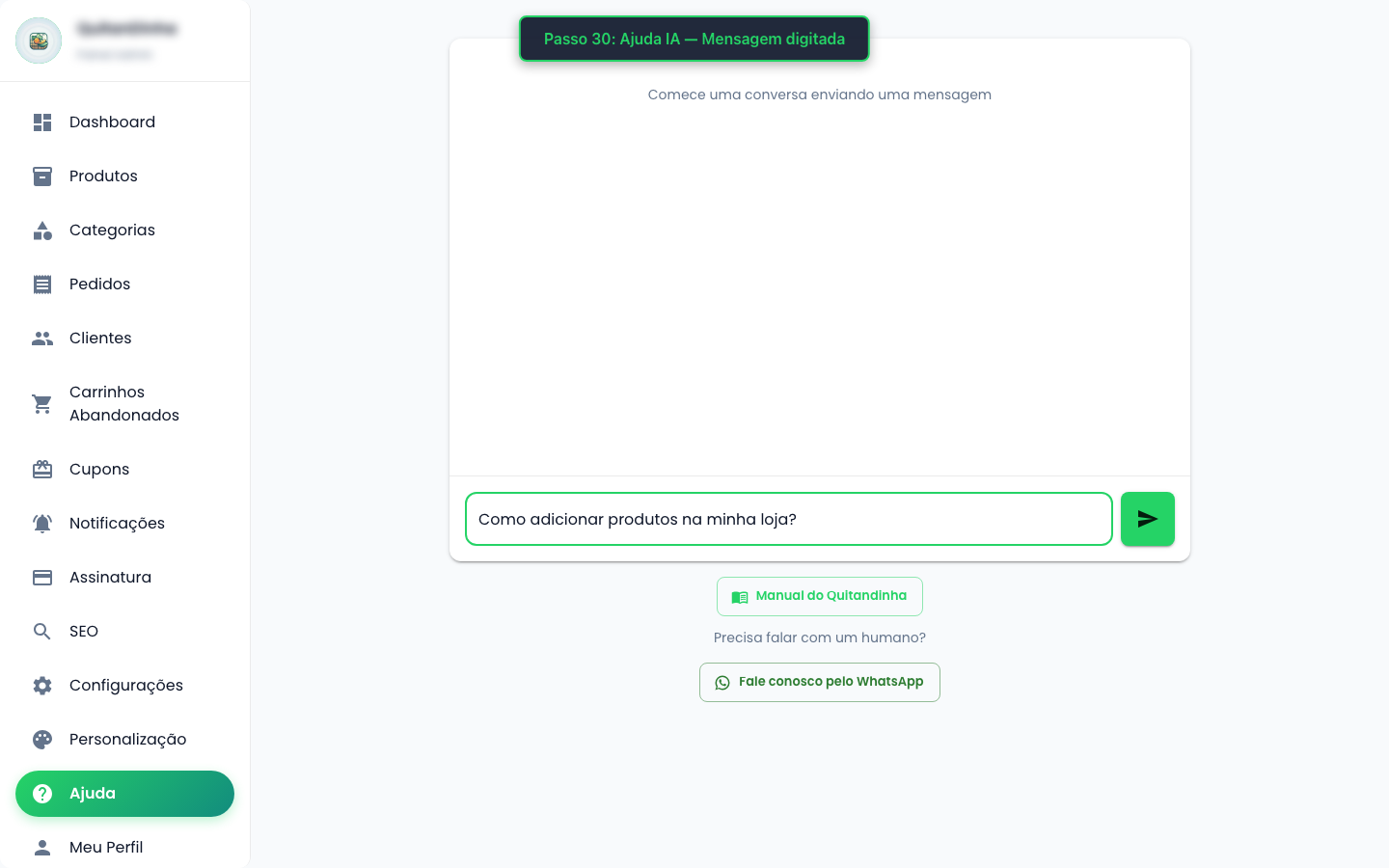 Ajuda IA (mensagem)
