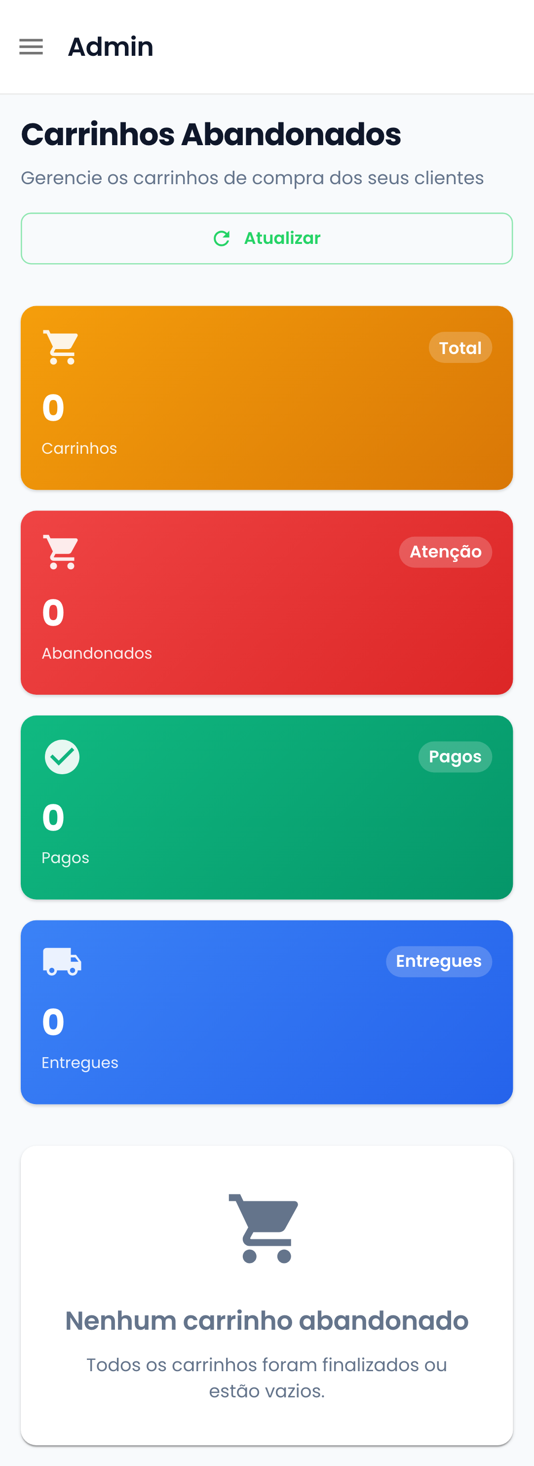 Carrinhos Abandonados